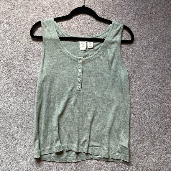 Joie 100% Linen Tank Top - Picture 3 of 6